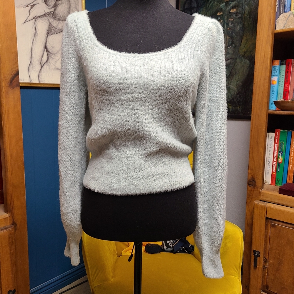 NWT Abercrombie & Fitch Soft Blue Sweater Size XS